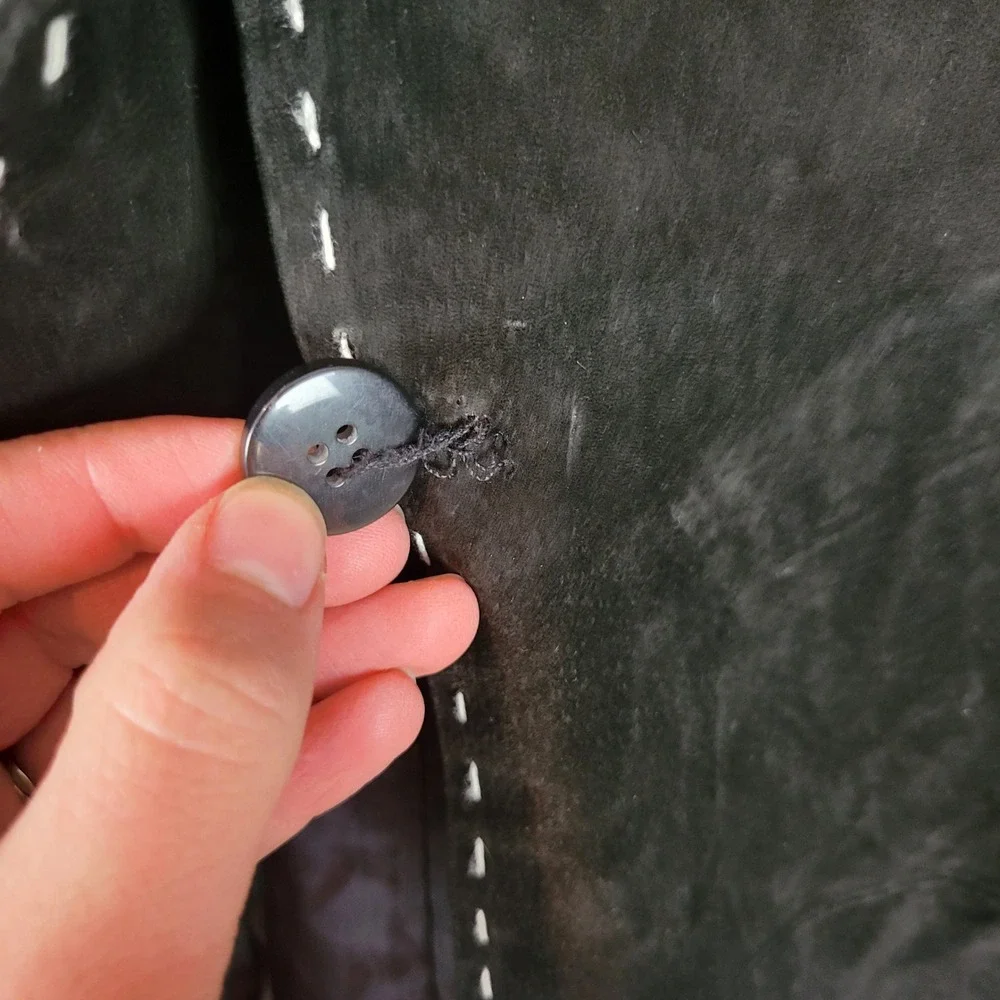 Vintage D&Co Suede Jacket Black Size‎ Extra Large